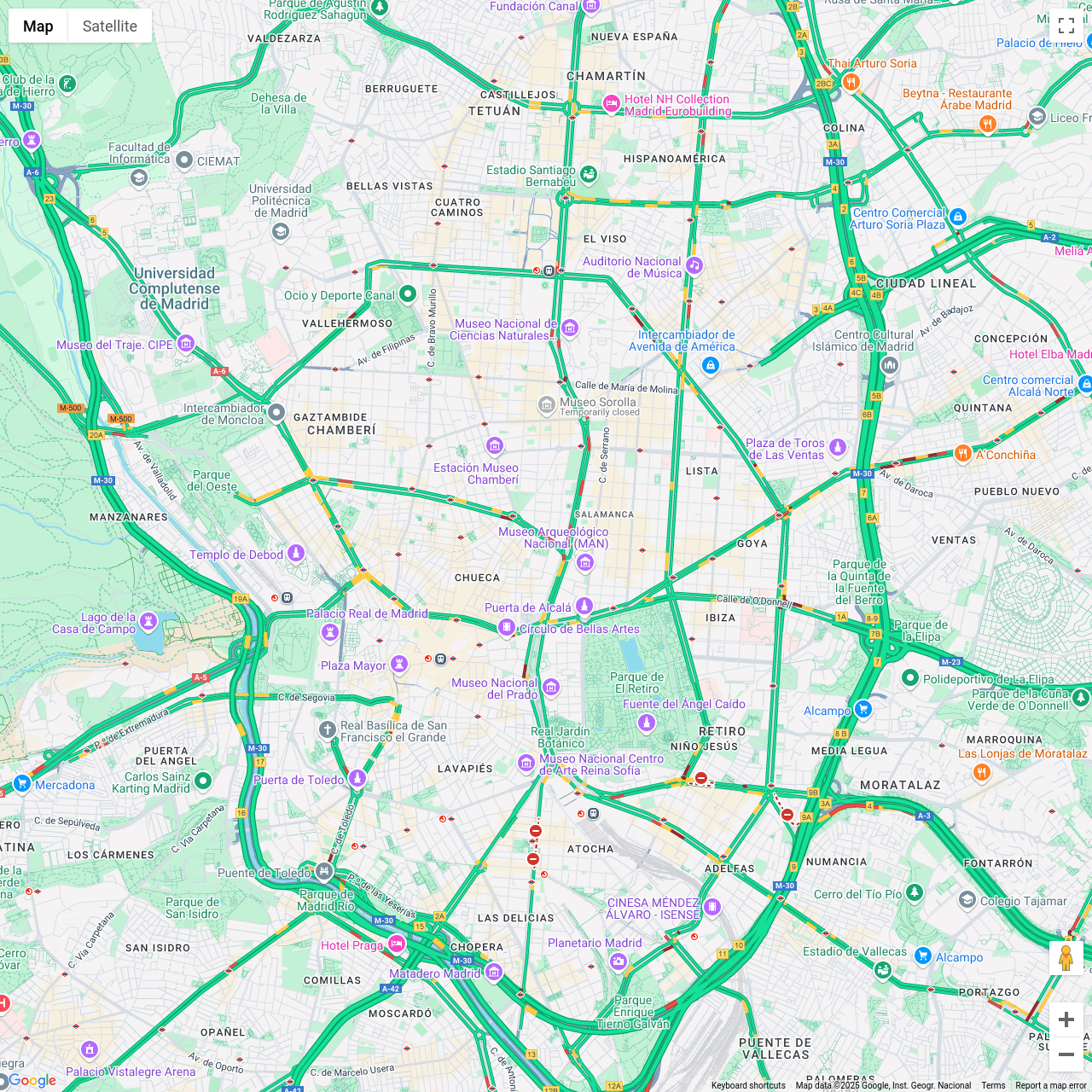 Madrid Traffic Congestion