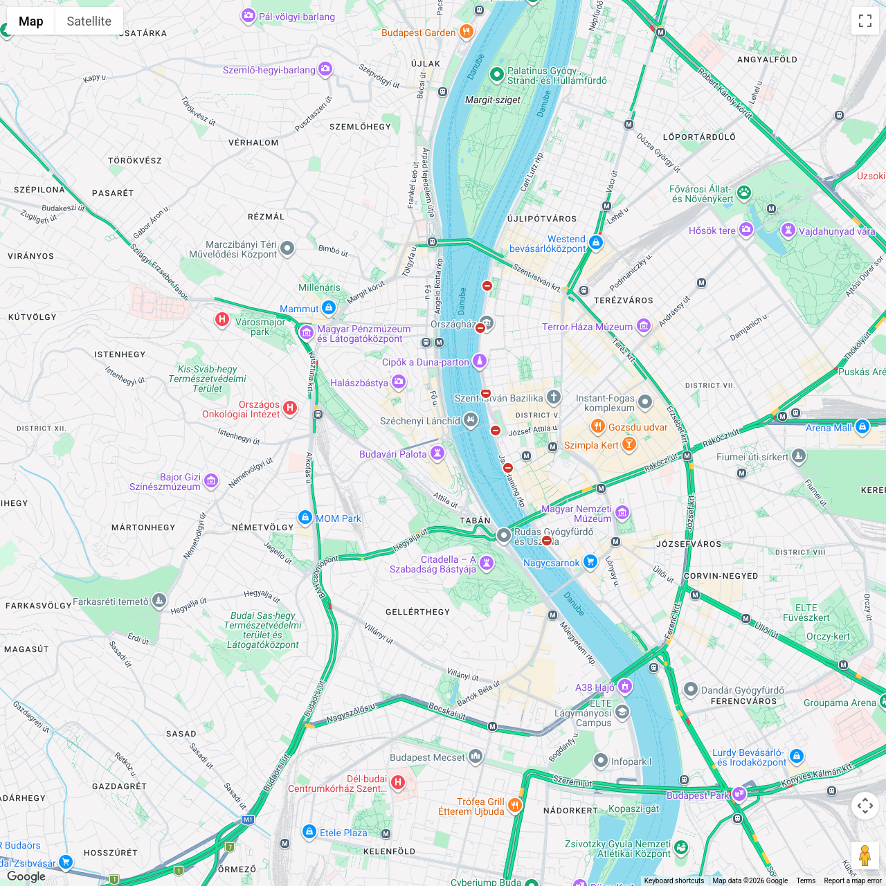Budapest Traffic Congestion