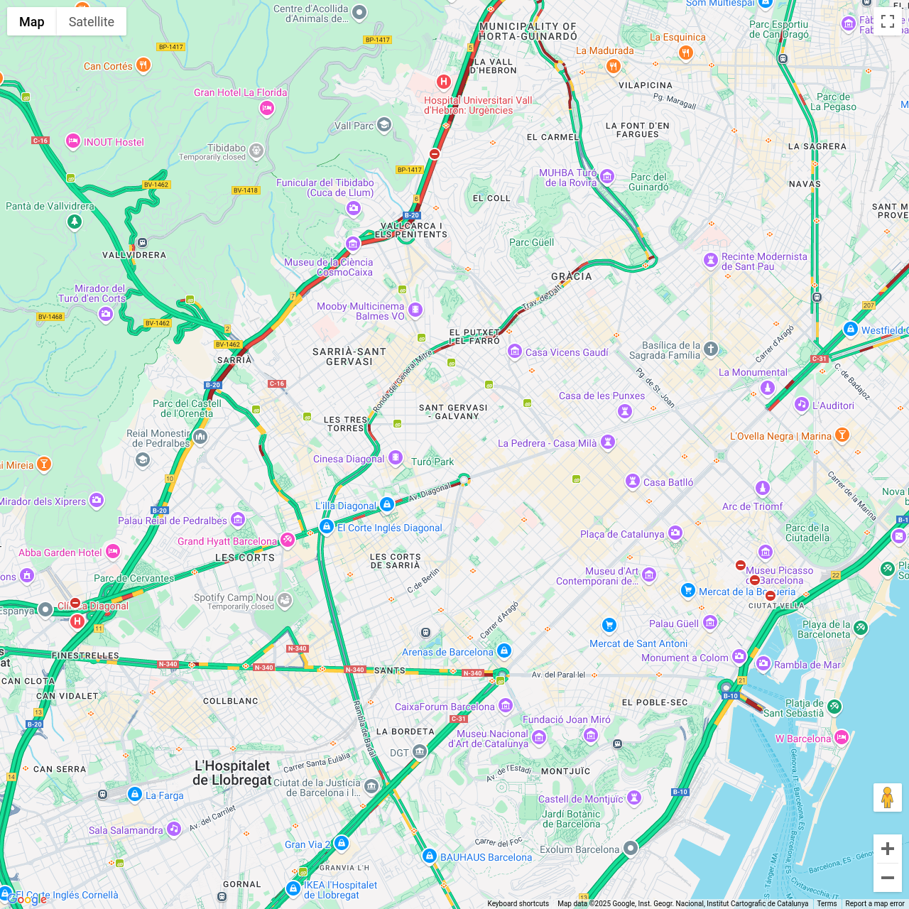 Barcelona Traffic Congestion