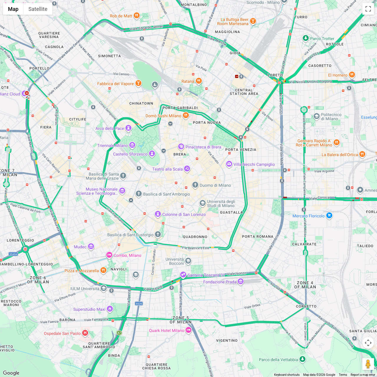 Milan Traffic Congestion