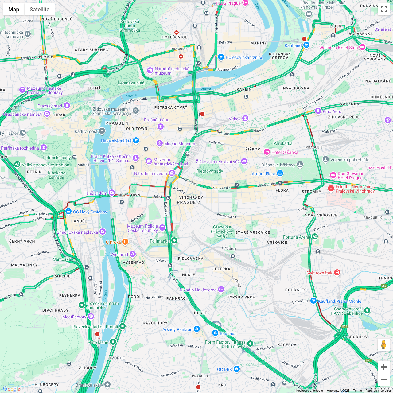 Prague Traffic Congestion