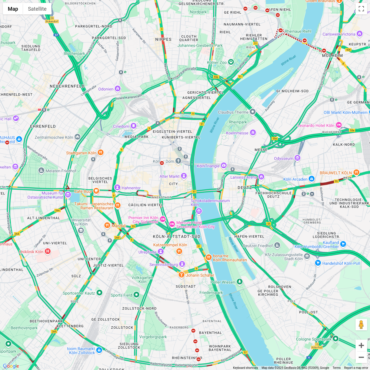 Cologne Traffic Congestion