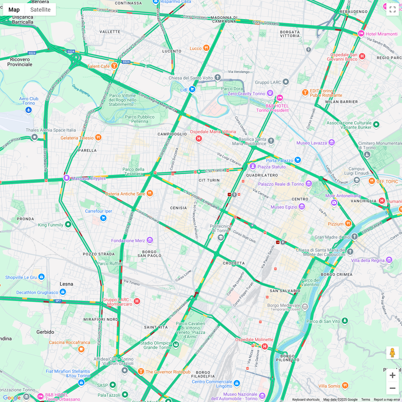 Turin Traffic Congestion
