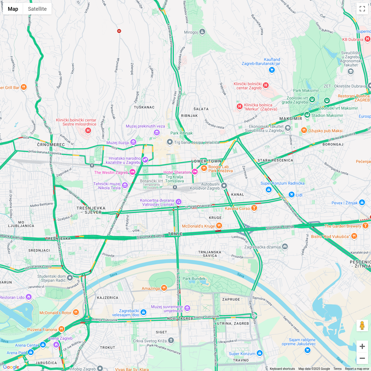Zagreb Traffic Congestion