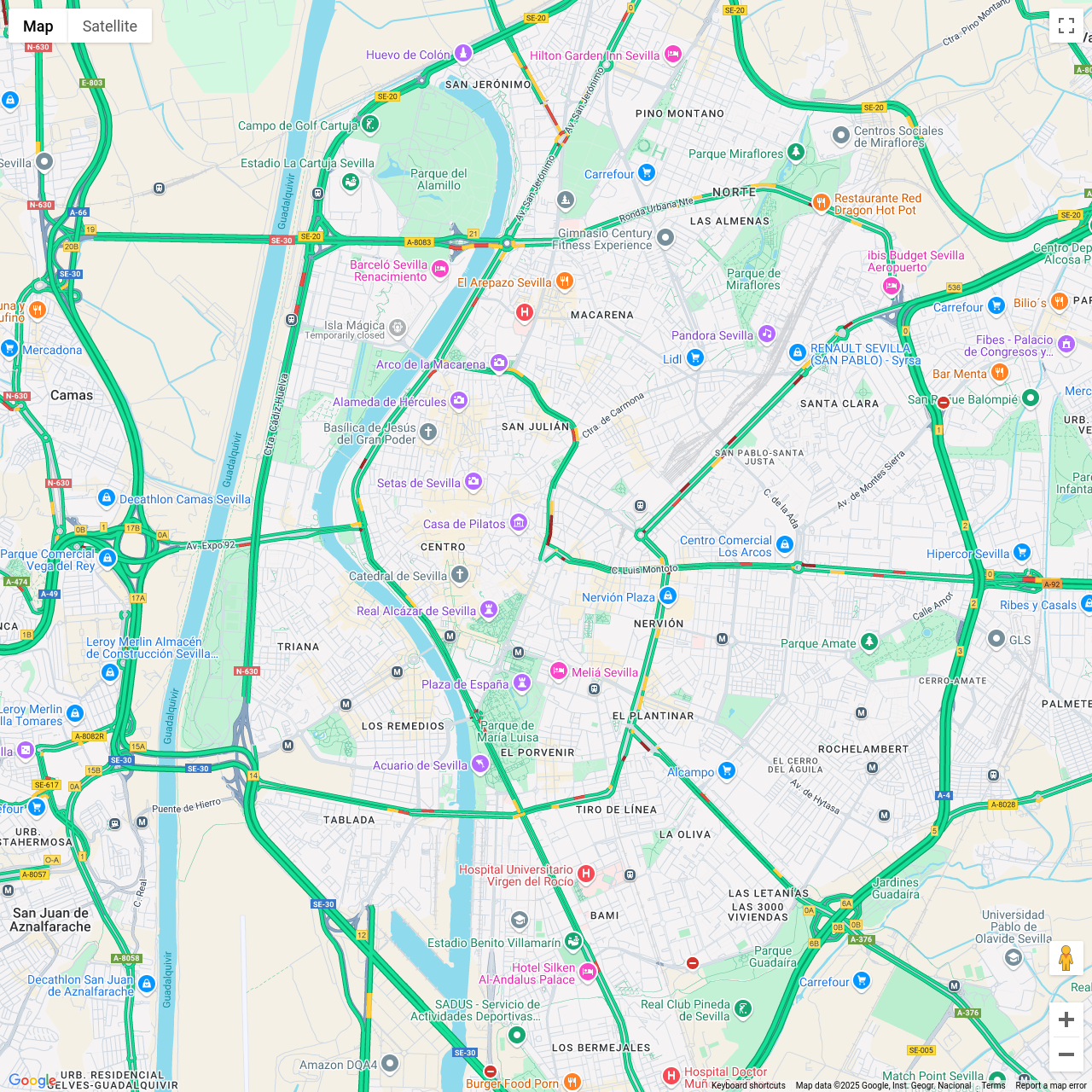 Seville Traffic Congestion
