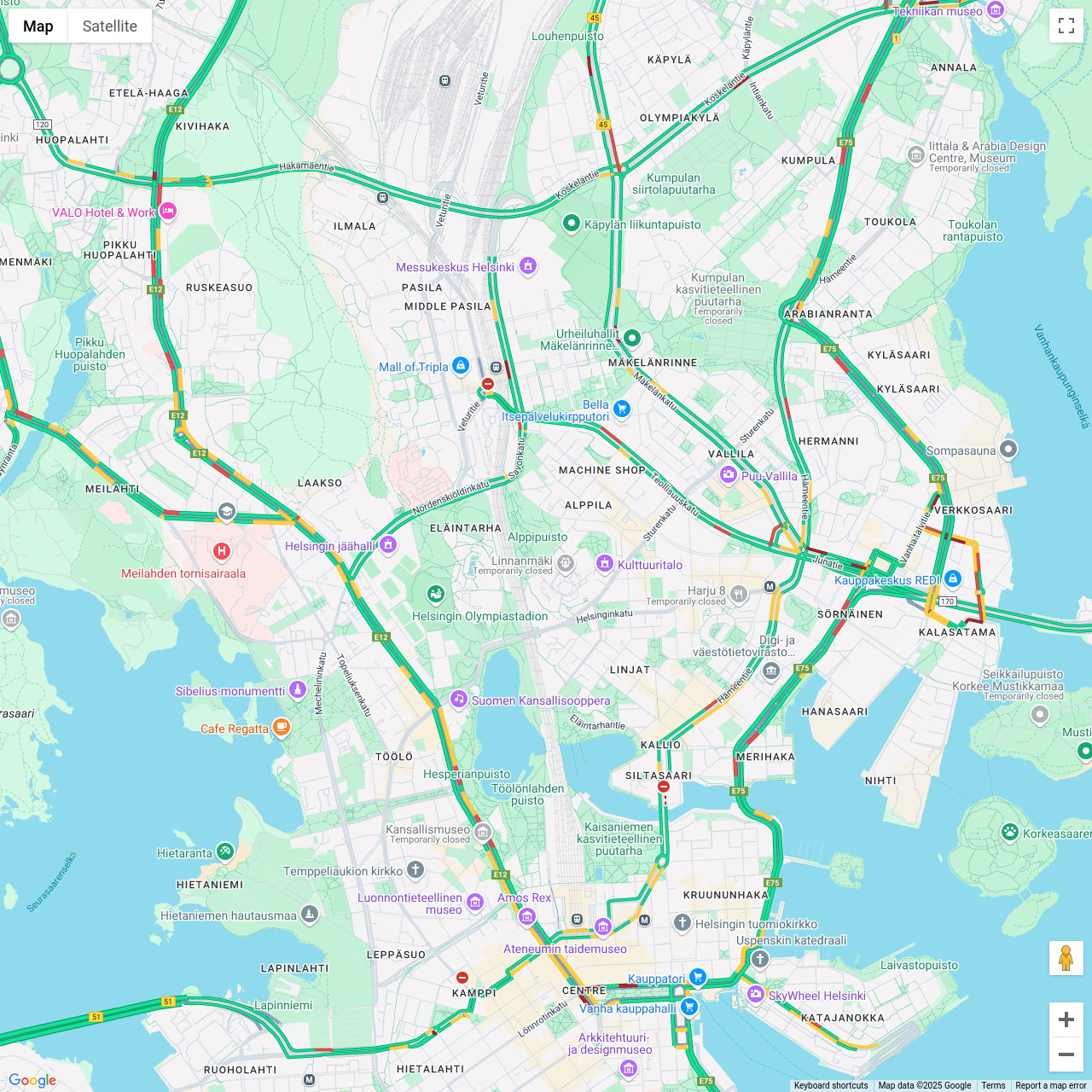 Helsinki Traffic Congestion