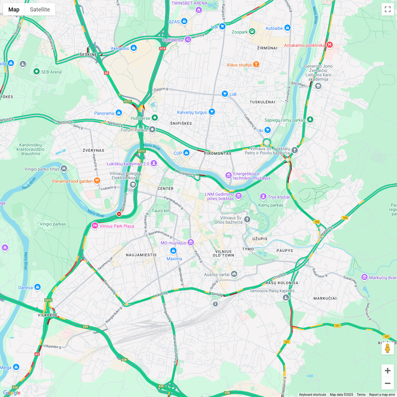 Vilnius Traffic Congestion