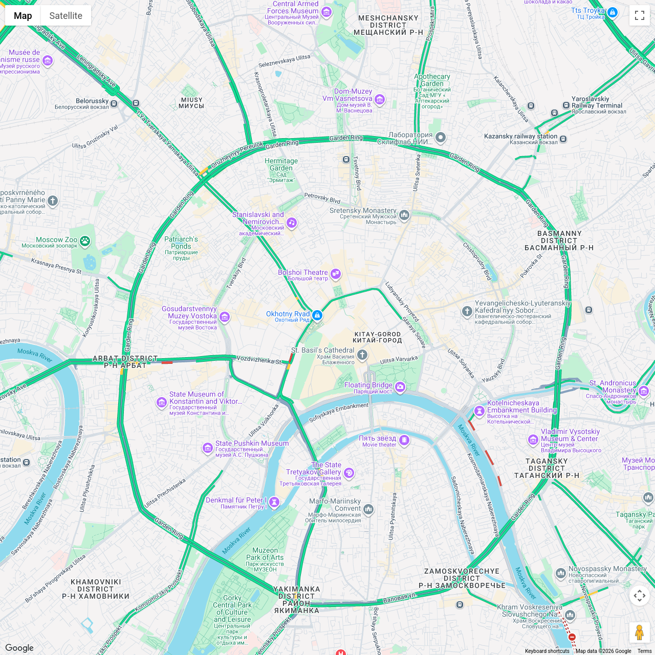 Moscow Traffic Congestion