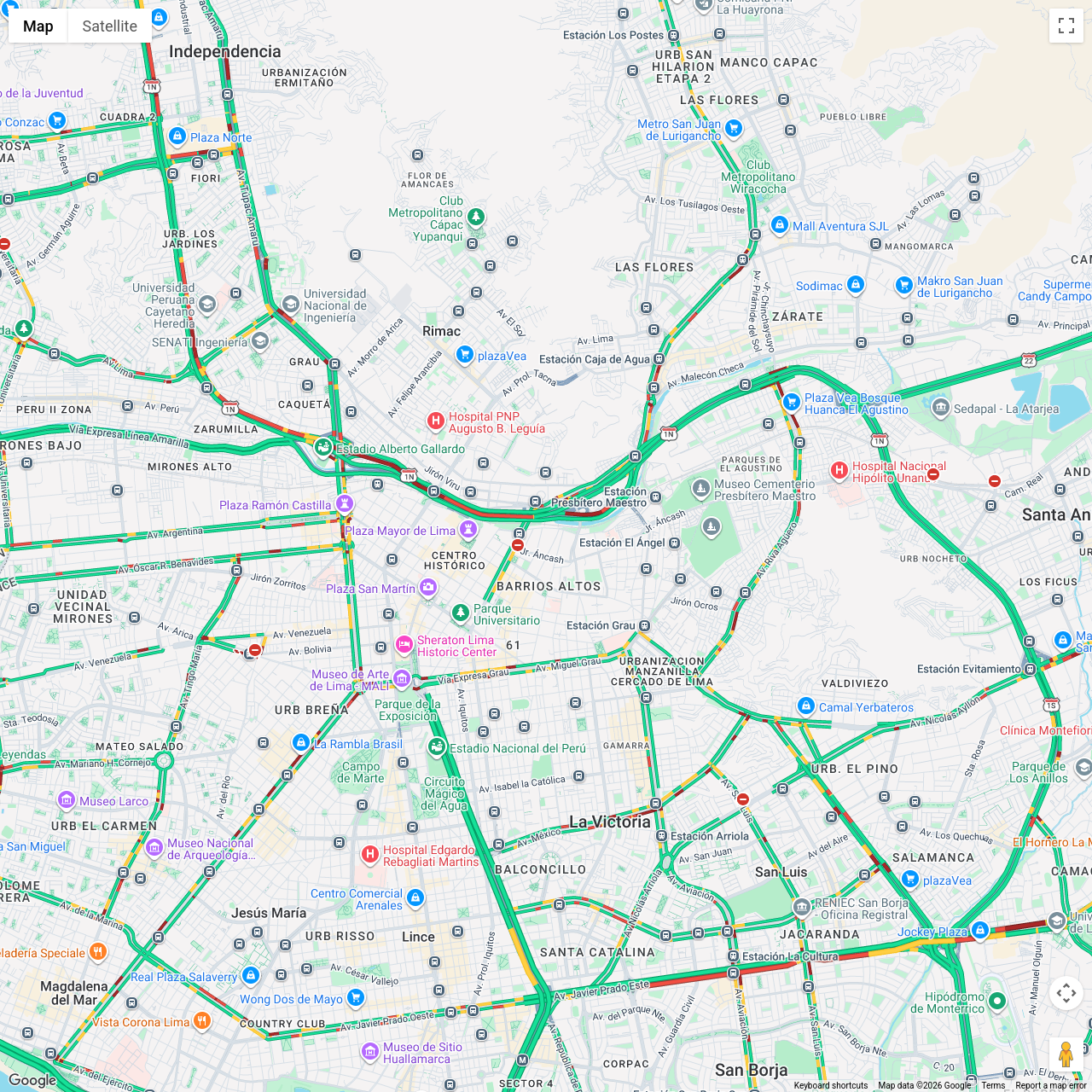 Lima Traffic Congestion