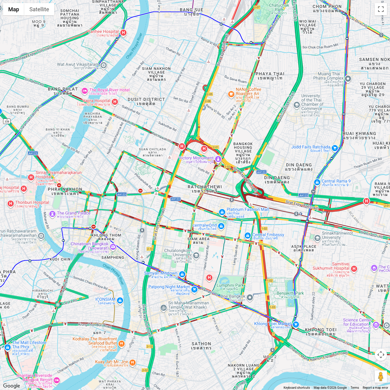 Bangkok Traffic Congestion