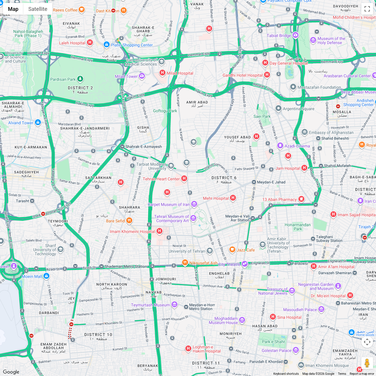 Tehran Traffic Congestion