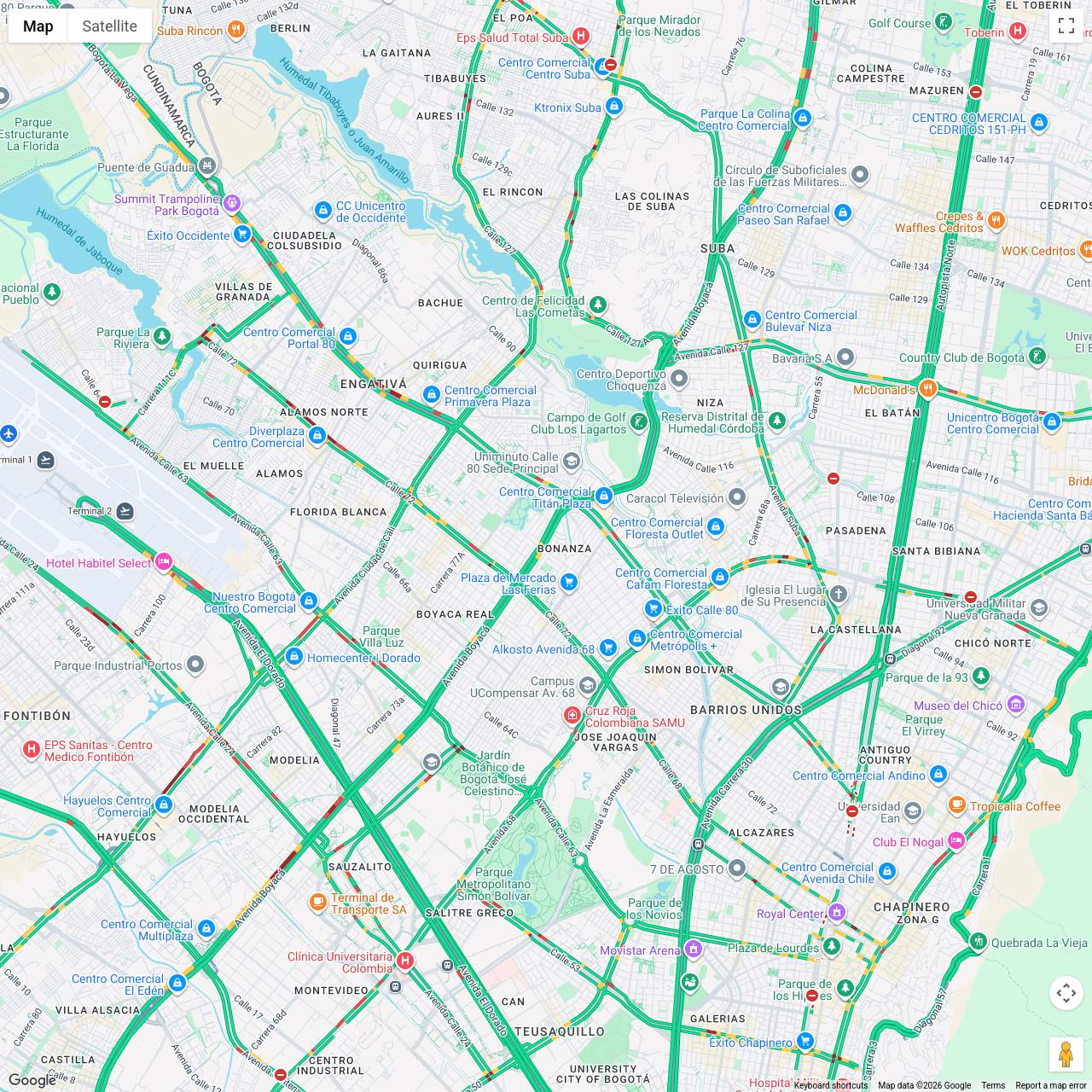 Bogota Traffic Congestion