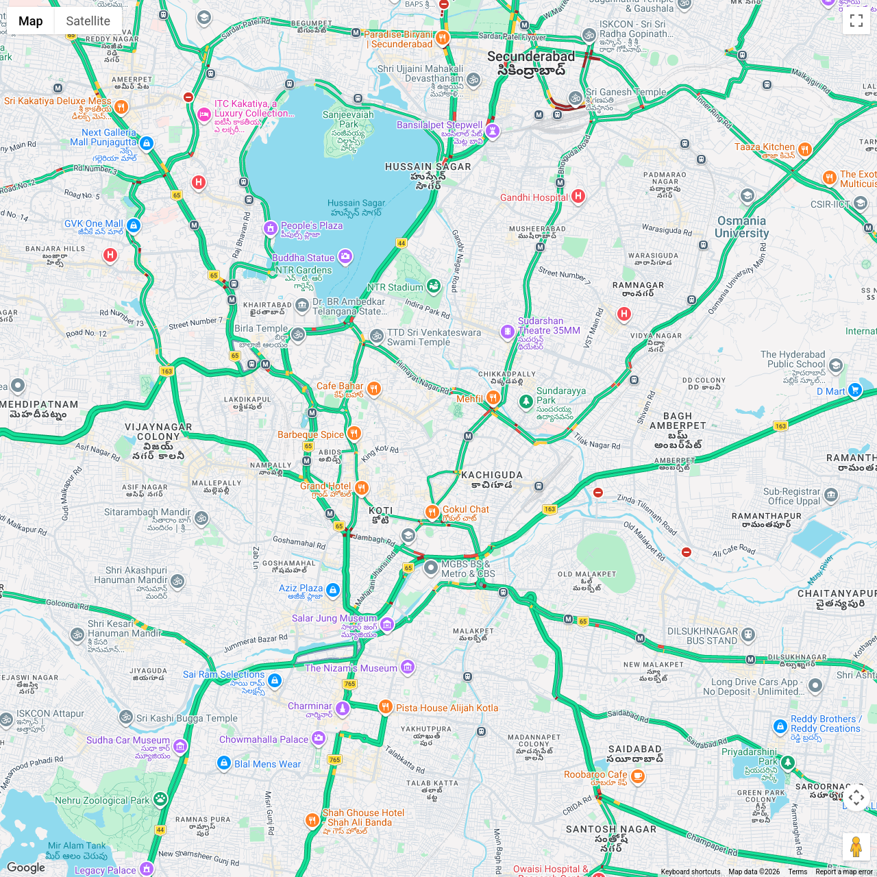 Hyderabad Traffic Congestion