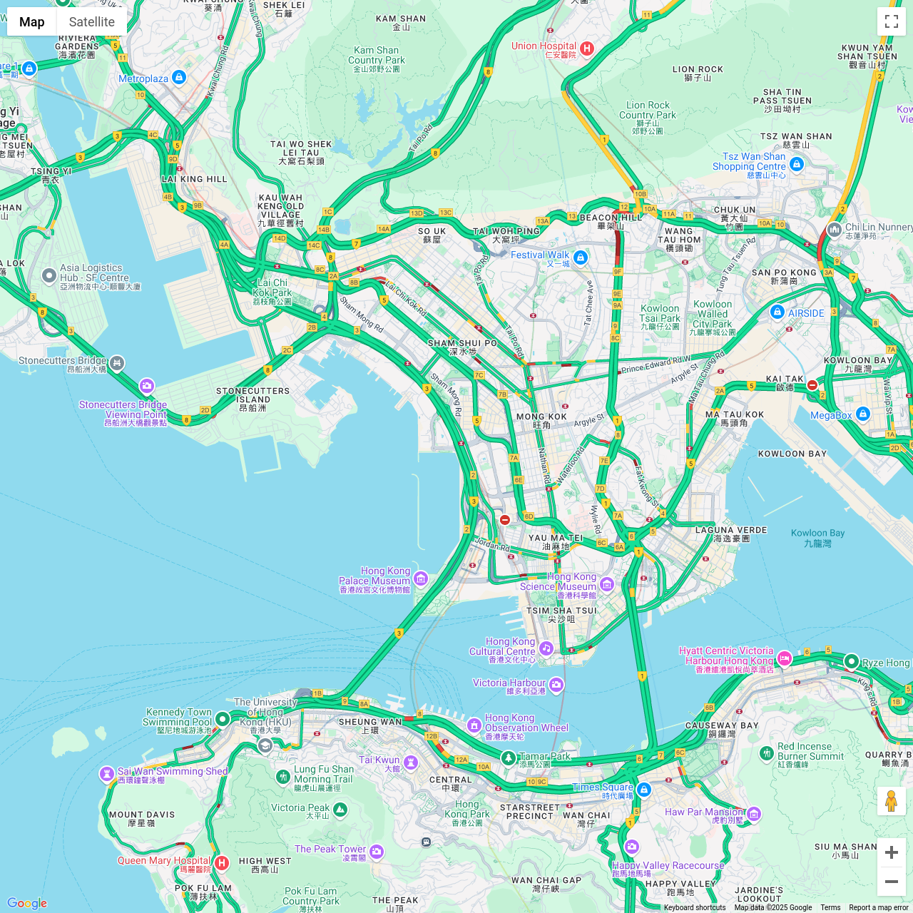 Hong Kong Traffic Congestion