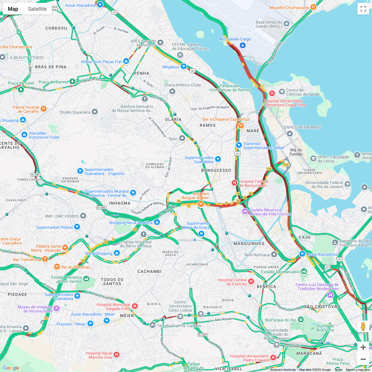 Rio de Janeiro Traffic Congestion
