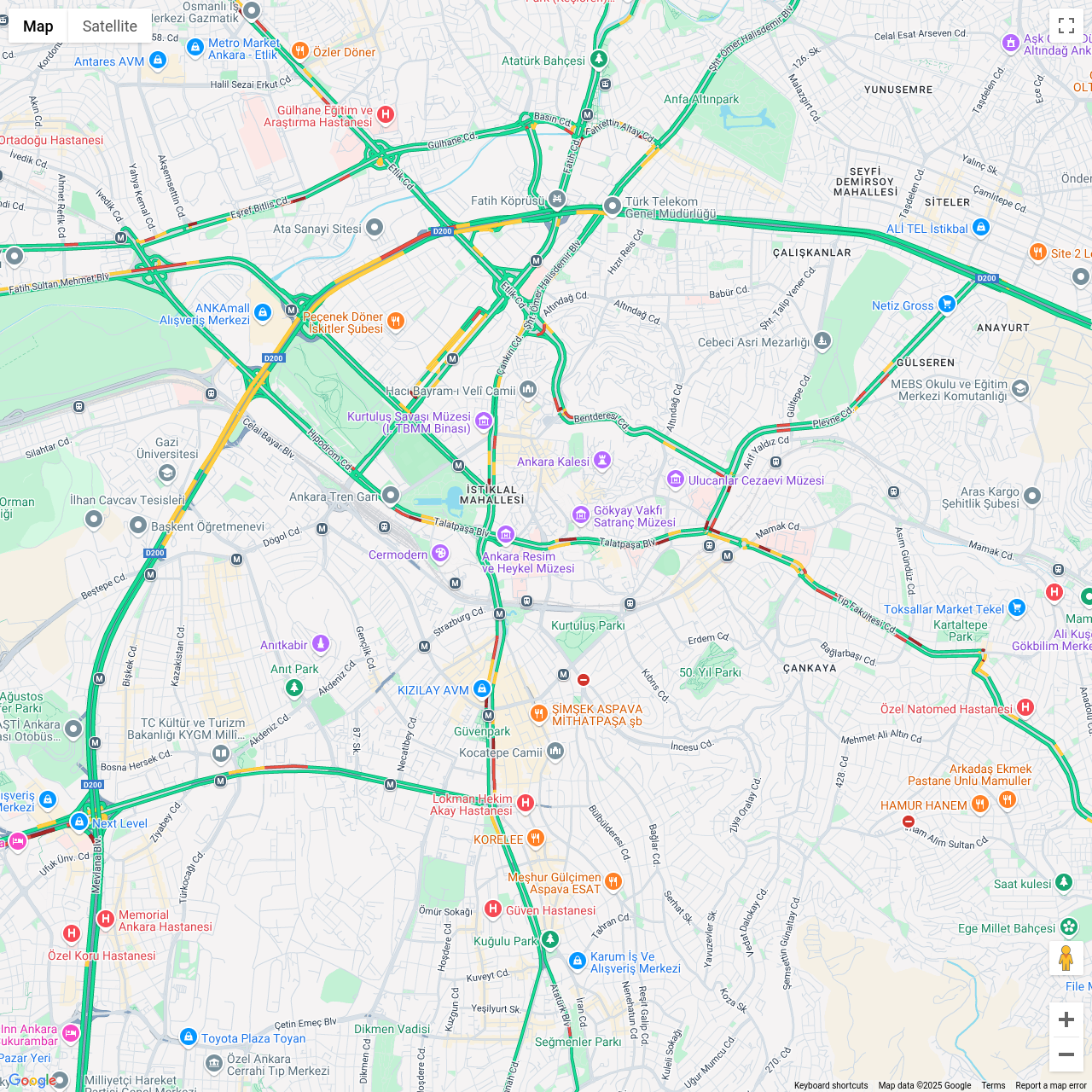 Ankara Traffic Congestion