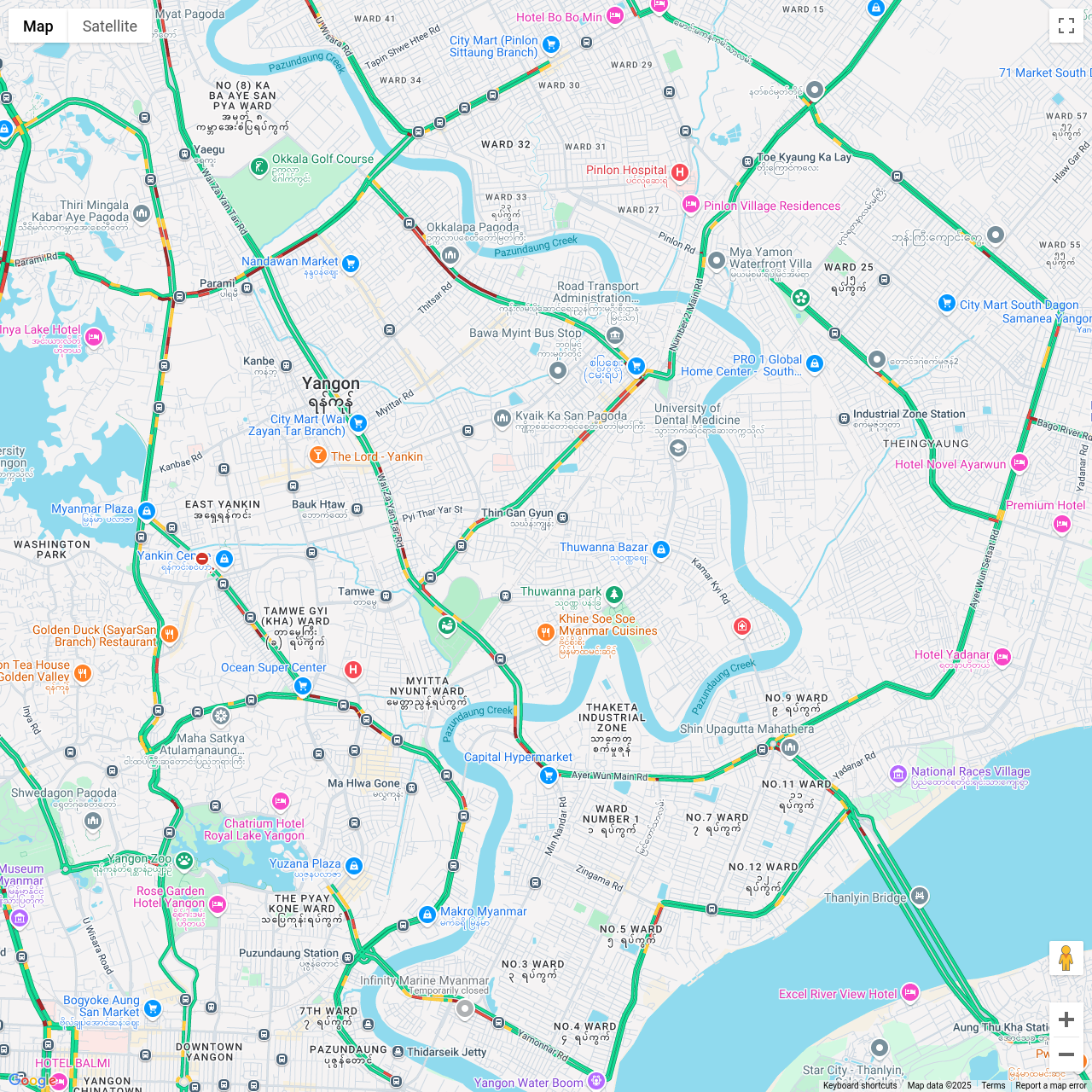 Yangon Traffic Congestion