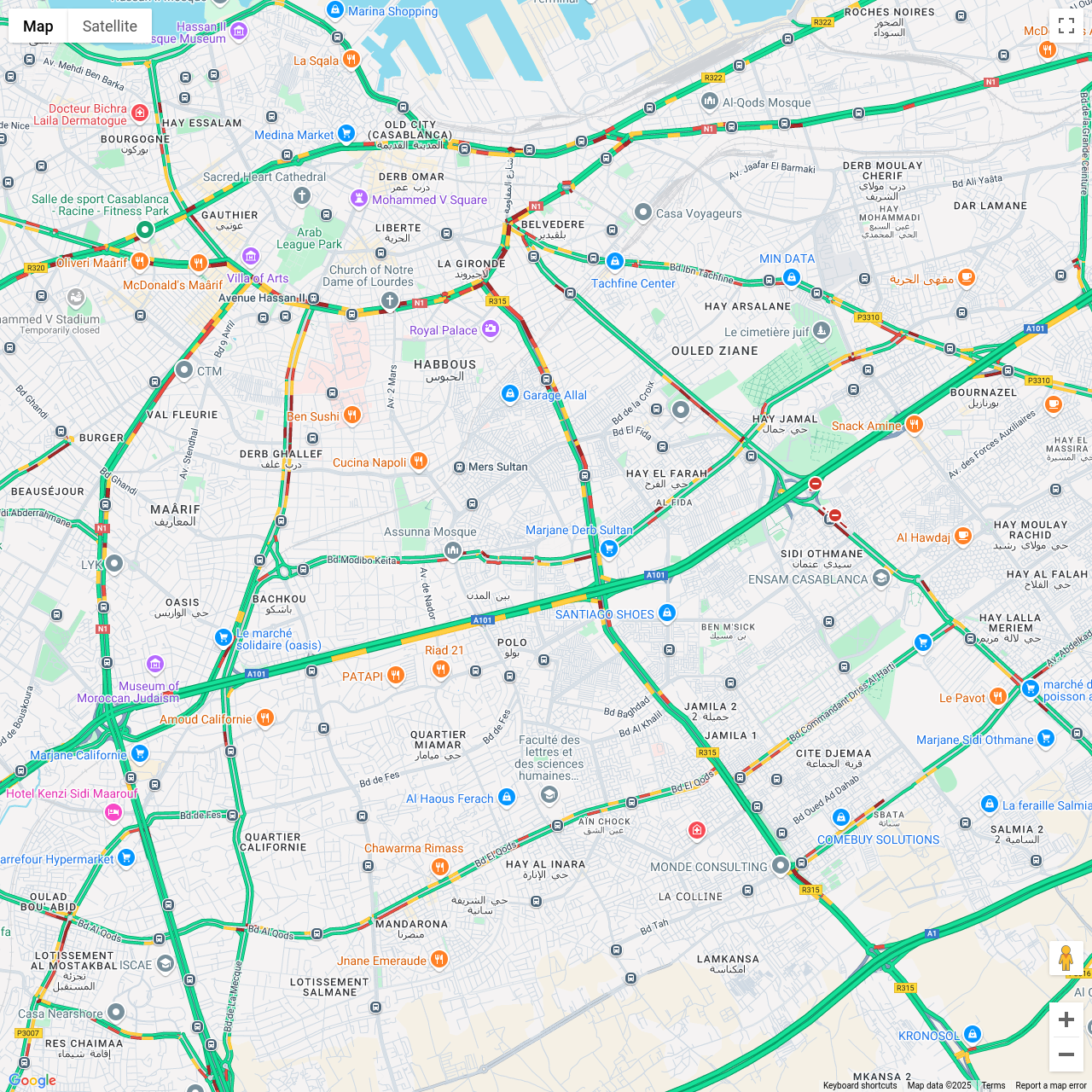 Casablanca Traffic Congestion